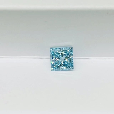 Loose Lab Made Diamonds Blue Diamonds Princess Lab Grown Diamond รับรองเพชรร่วง