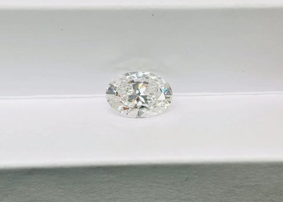 2.1ct รูปทรงโอวาล ห้องปฏิบัติการเติบโต CVD เพชร IGI รับรอง G VVS 2EX