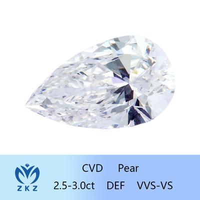 2.5ct-3ct ซินথেติก เป็นการเจริญเติบโต CVD หนังแล็บเจริญเติบโตเพชร ปล่อยเพชรตัดเพชร