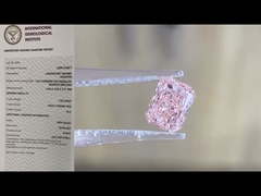 Lab สร้าง Colored Diamonds Radiant Loose Diamond Fancy Intense Pink ในรายงาน IGI