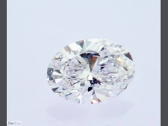 Oval Lab Grown High Clarity Diamonds Loose White Color