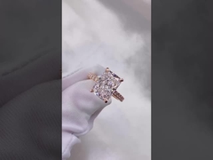 แหวนเพชรประกาย แหวนเพชรสีขาว แหวนหมั้น แหวนแต่งงาน แหวนเพชรที่เติบโตในห้องปฏิบัติการ