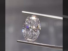 เพชรแล็บทรงรี 3EX Excellent Cut เพชรหลวมที่ผลิตในห้องปฏิบัติการ ได้รับการรับรอง IGI Lab Grown Diamonds